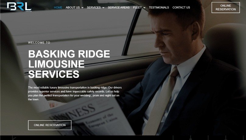 Website Development Basking Ridge Limousine Services
